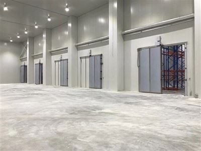 Električna enojna drsna vrata za hladilnico